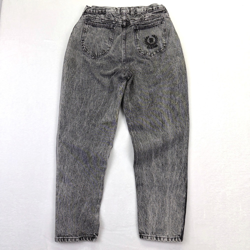 PS Gitano Jeans Womens 16 Gray Acid Wash High Rise Mom Vintage 80s 90s USA Made